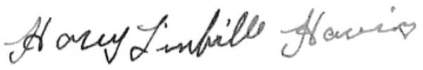 Harvey Havins signature USS Arizona