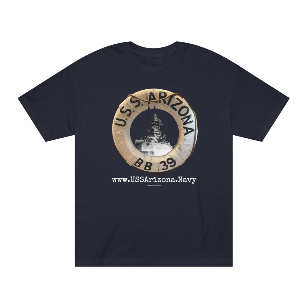 U.S.S. Arizona Life Ring -No Back - Unisex Classic Tee