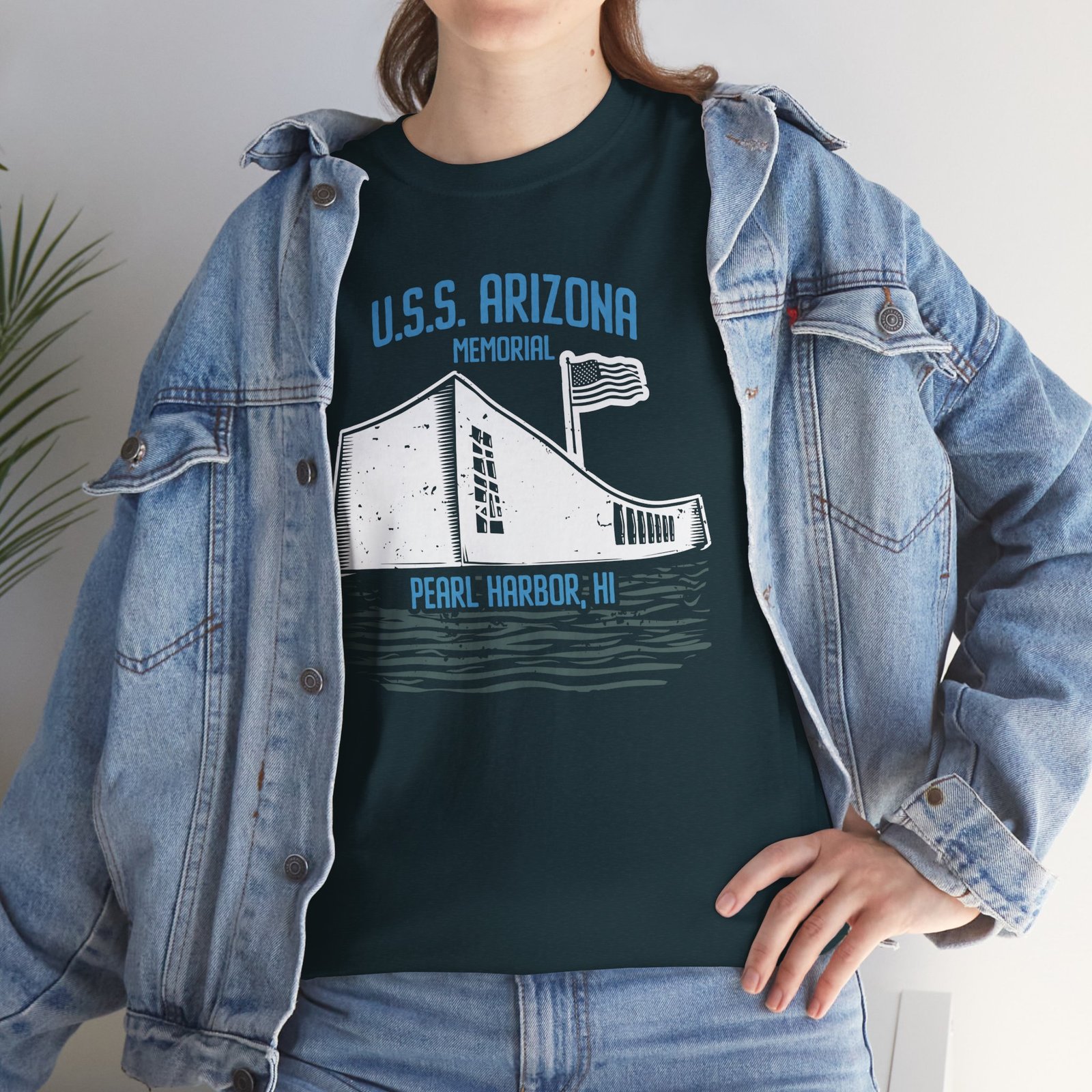 USS Arizona Memorial Shirt: Patriotic WWII Tribute Tee