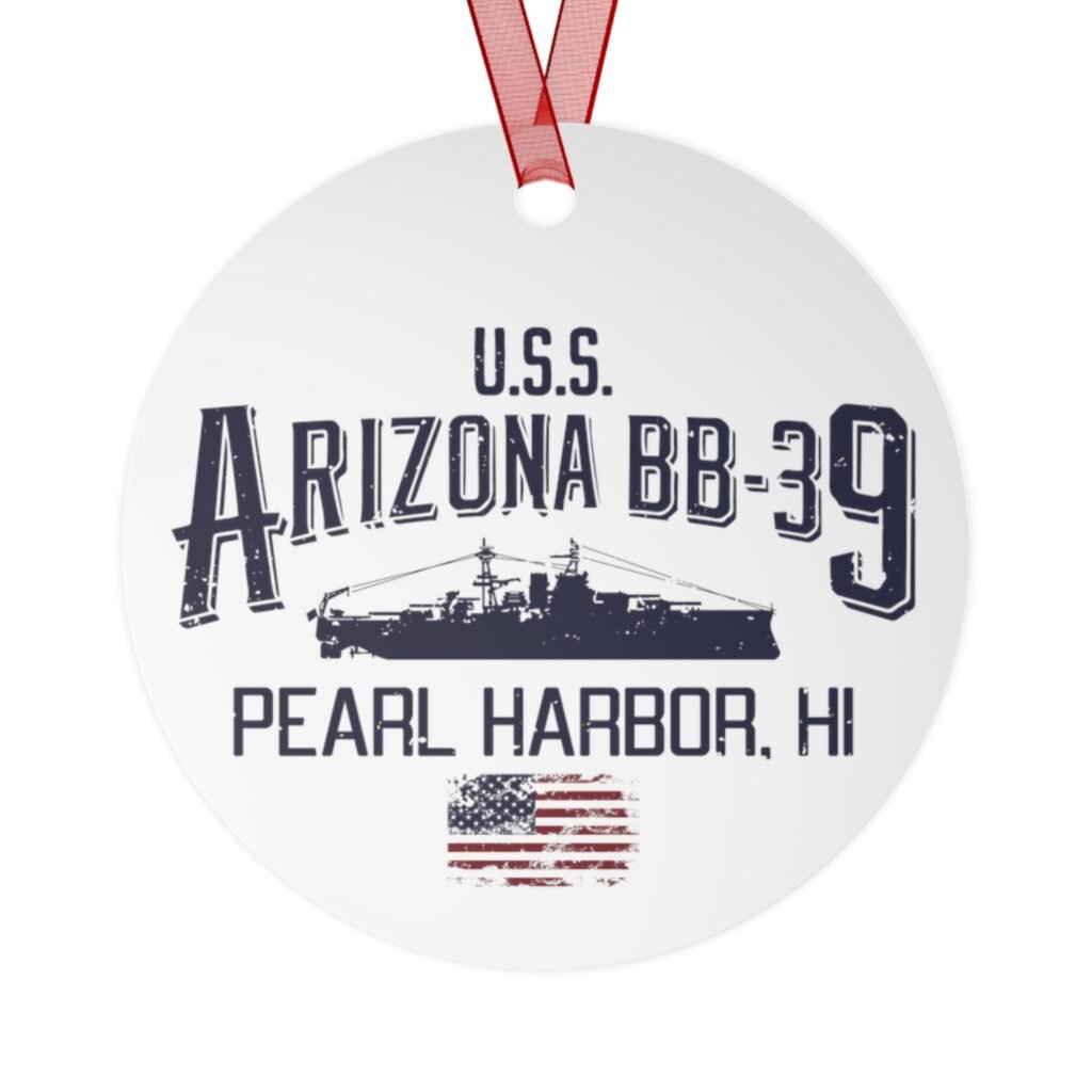Operation 85 “Remember Pearl Harbor – U.S.S. Arizona BB-39” Commemorative Ornament