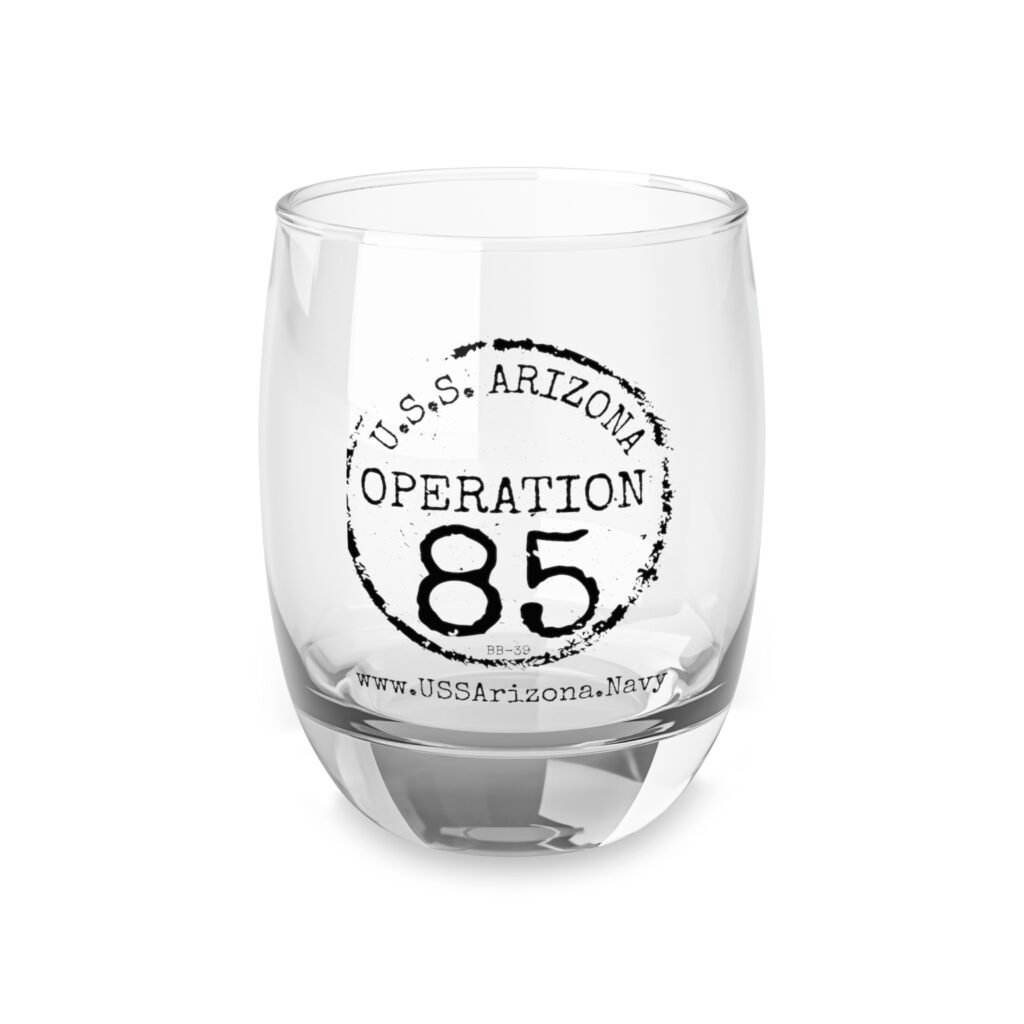 "Operation 85" Whiskey Glass