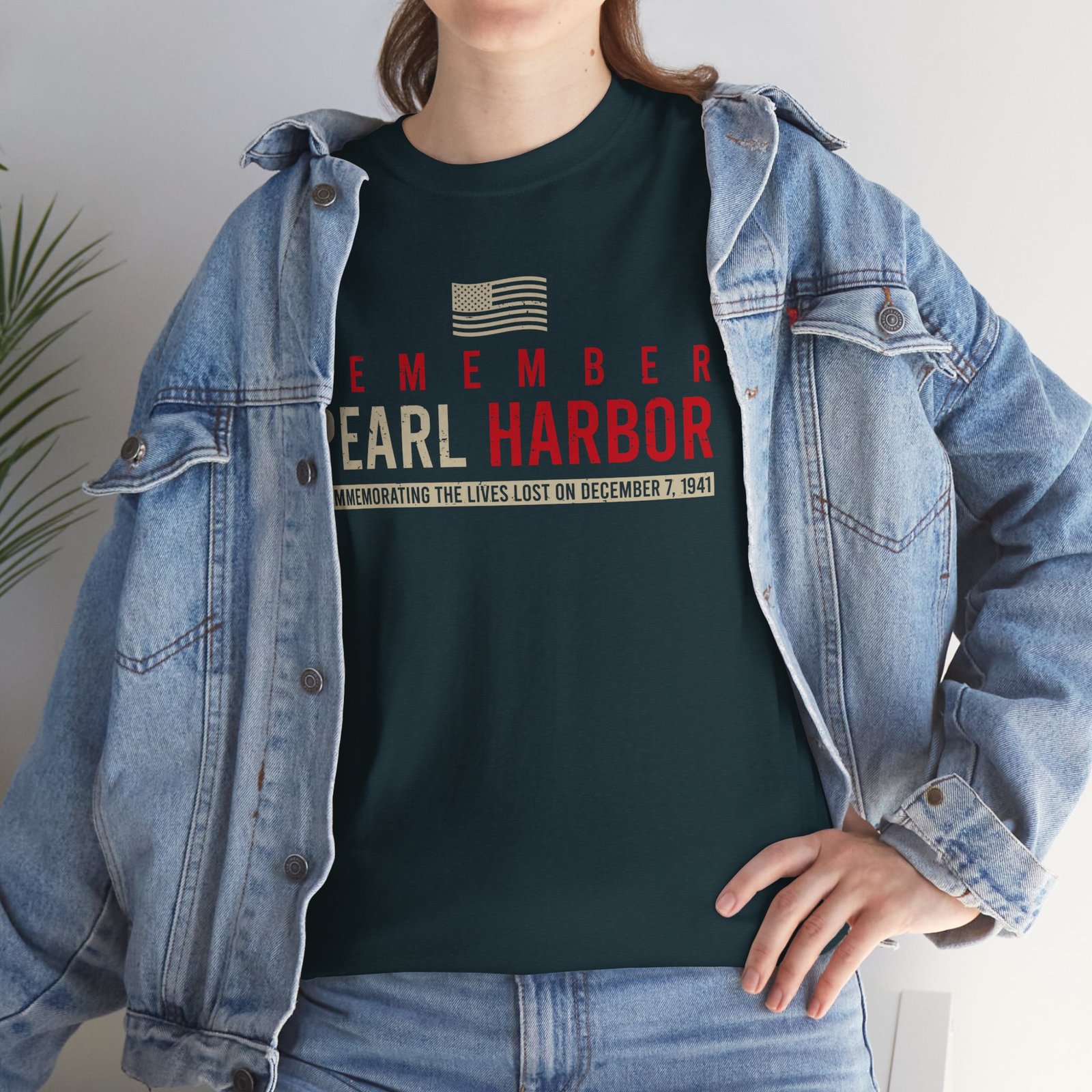 Remember Pearl Harbor Patriotic Tee – Honor Fallen Heroes