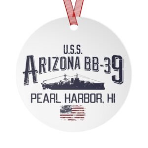 Operation 85 USS Arizona BB-39 Pearl Harbor Ornament