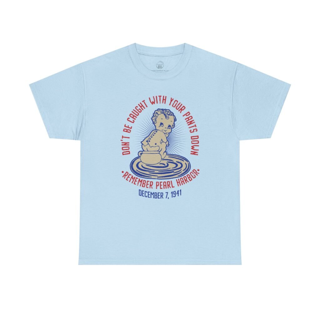 WWII Retro Tribute Shirt: Unisex Classic Funny Pearl Harbor Tee