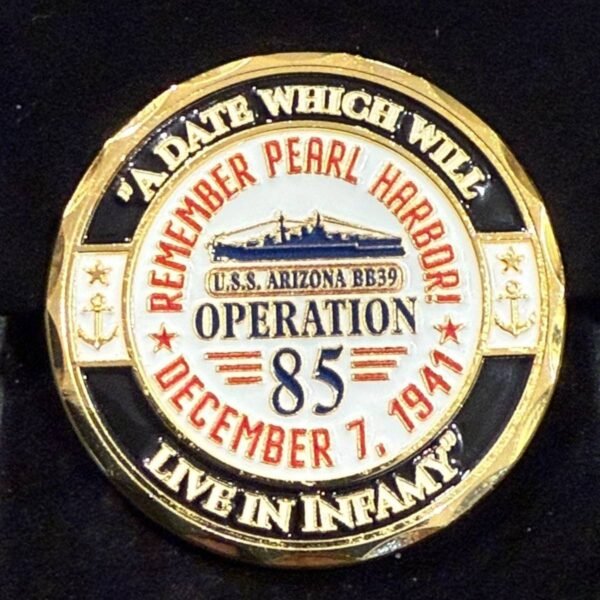 USS Arizona Challenge Coin