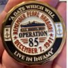 USS Arizona OP85 Challenge coin