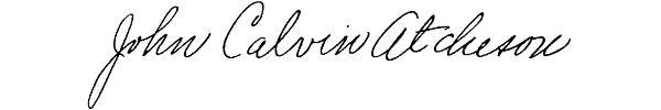 John Calvin Atchison USS Arizona signature