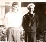 Dunham, Elmer Marin on right. Brother Roland on left.