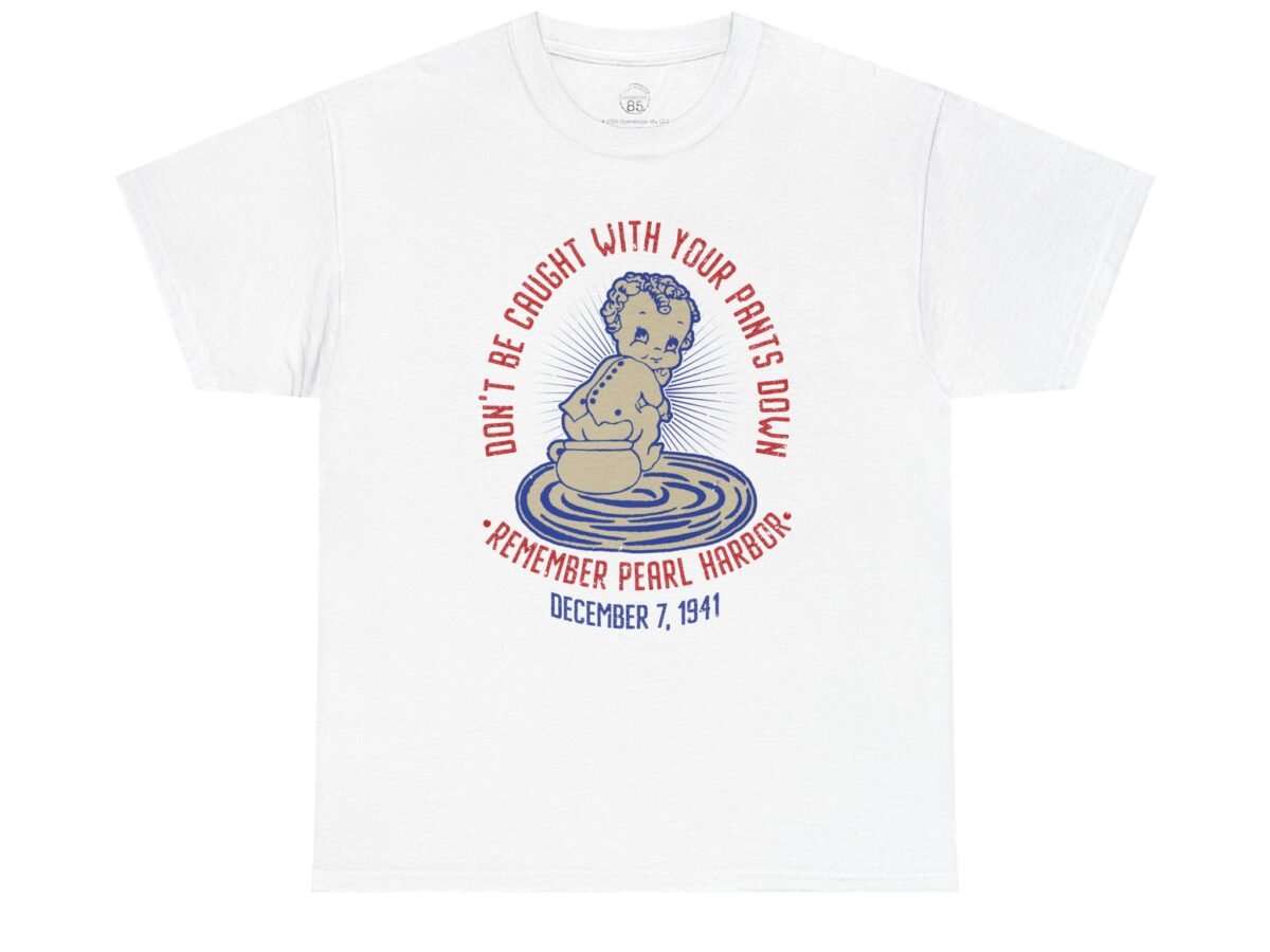 WWII Retro Tribute Shirt: Unisex Classic Funny Pearl Harbor Tee