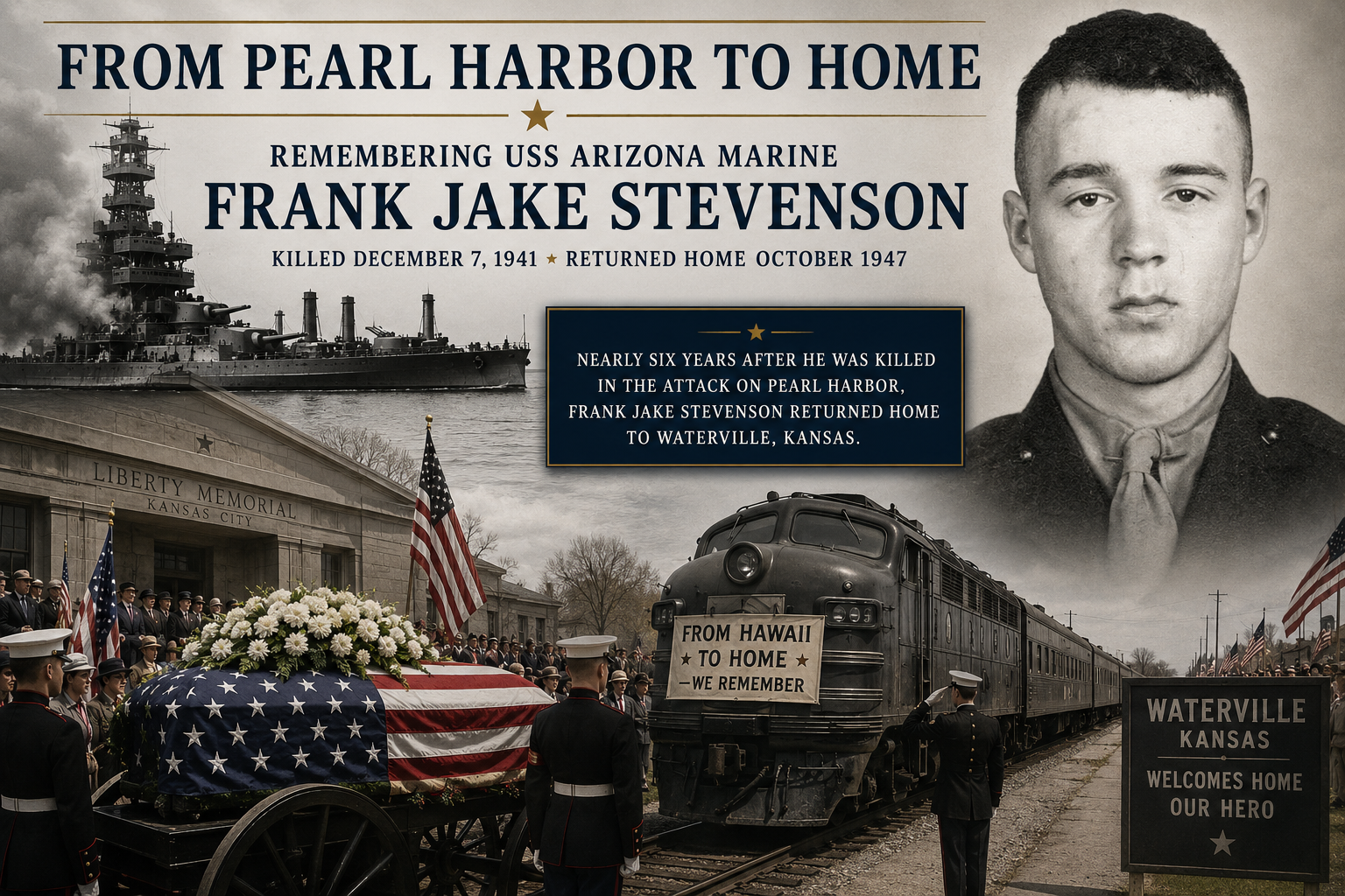PFC Frank Stevenson USS Arizona Marine