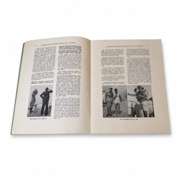 Crossing the Line USS Arizona Book