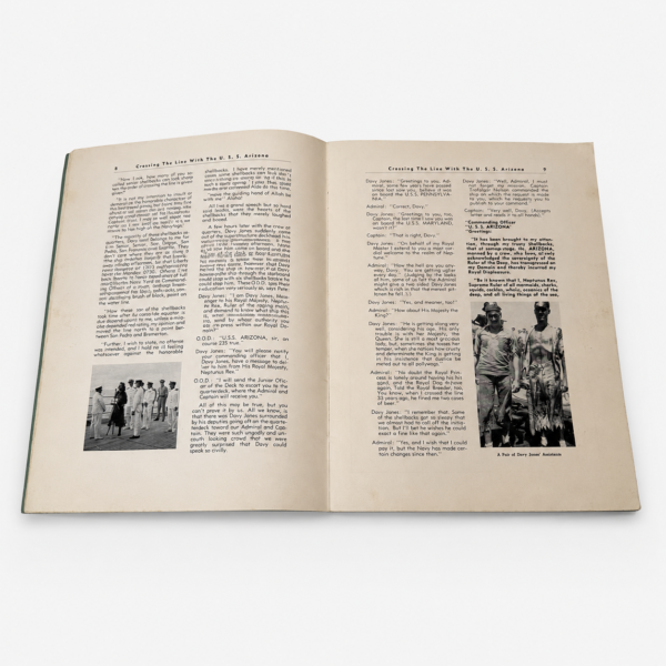 Crossing the Line USS Arizona Book