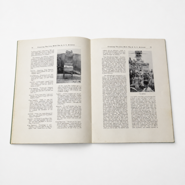 Crossing the Line USS Arizona Book