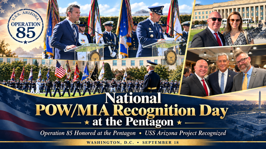 National POW MIA Recognition Day Operation 85 Kevin Kline Pentagon
